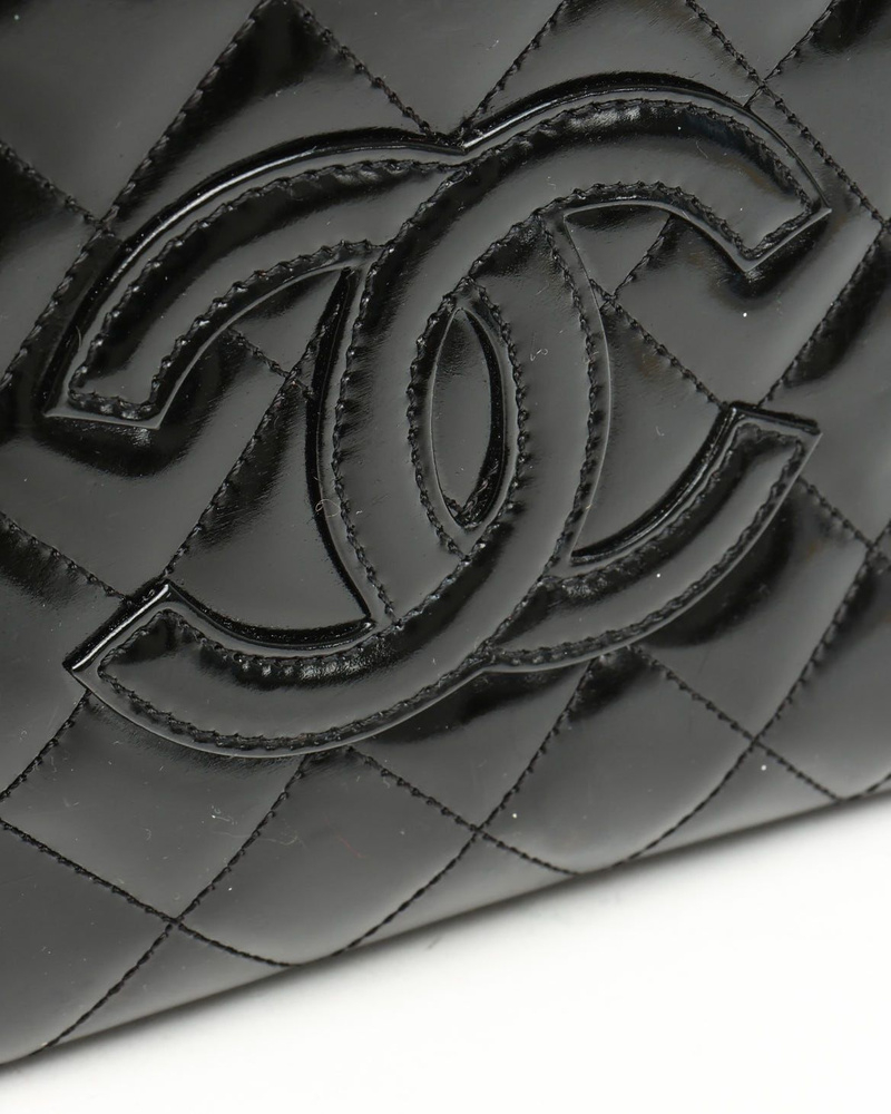 Chanel Small Patent GST Grand Shopping Tote Bag