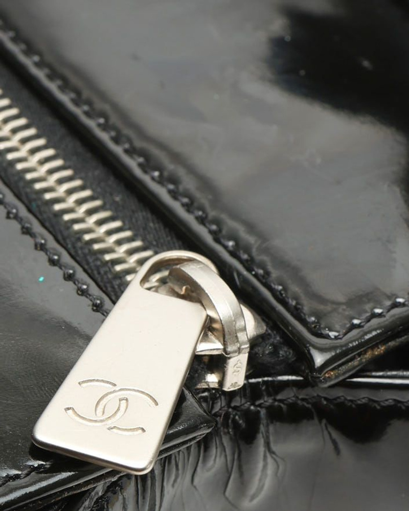 Chanel Small Patent GST Grand Shopping Tote Bag