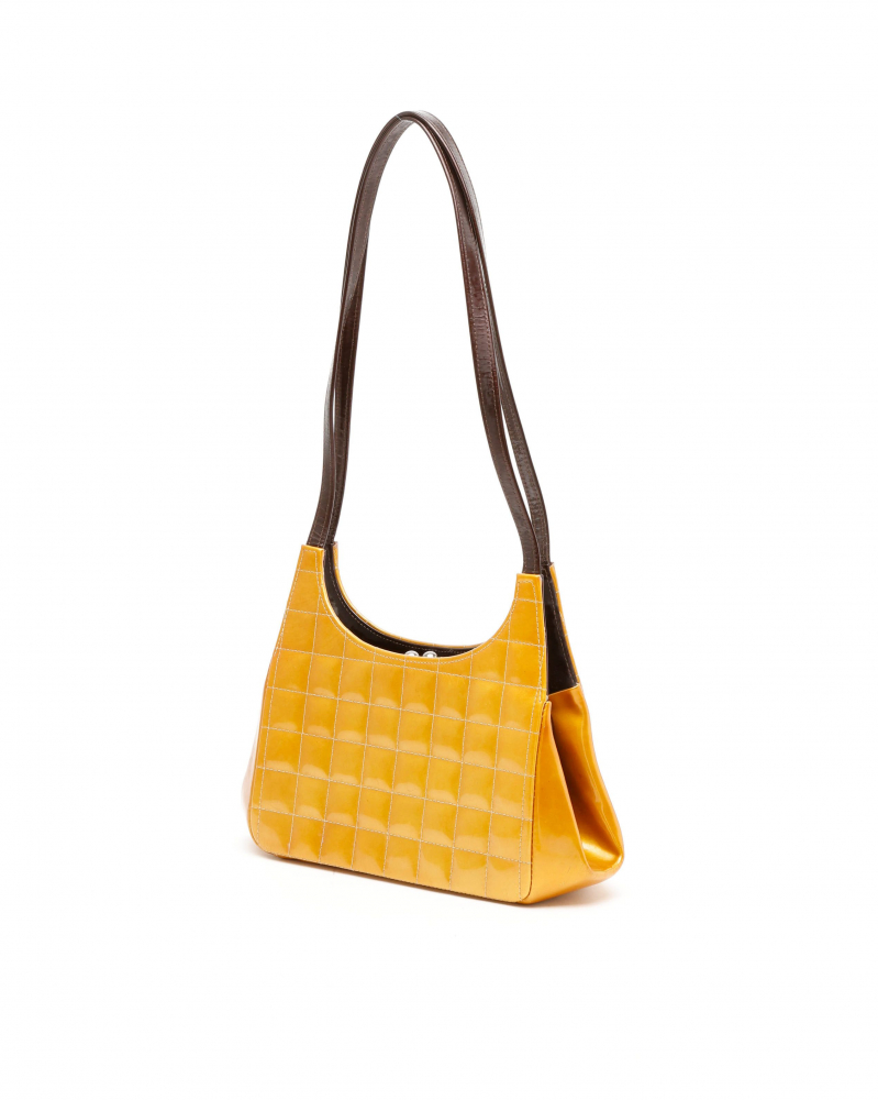 Chanel CC Patent Chocolate Bar Bag