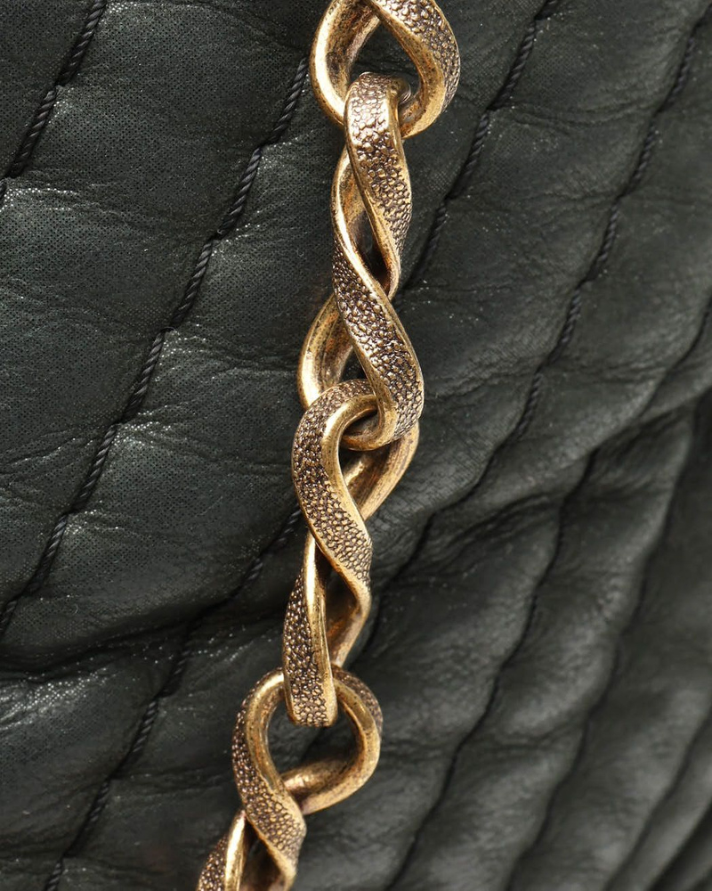Chanel Chevron V-Stitch Chain Tote Bag