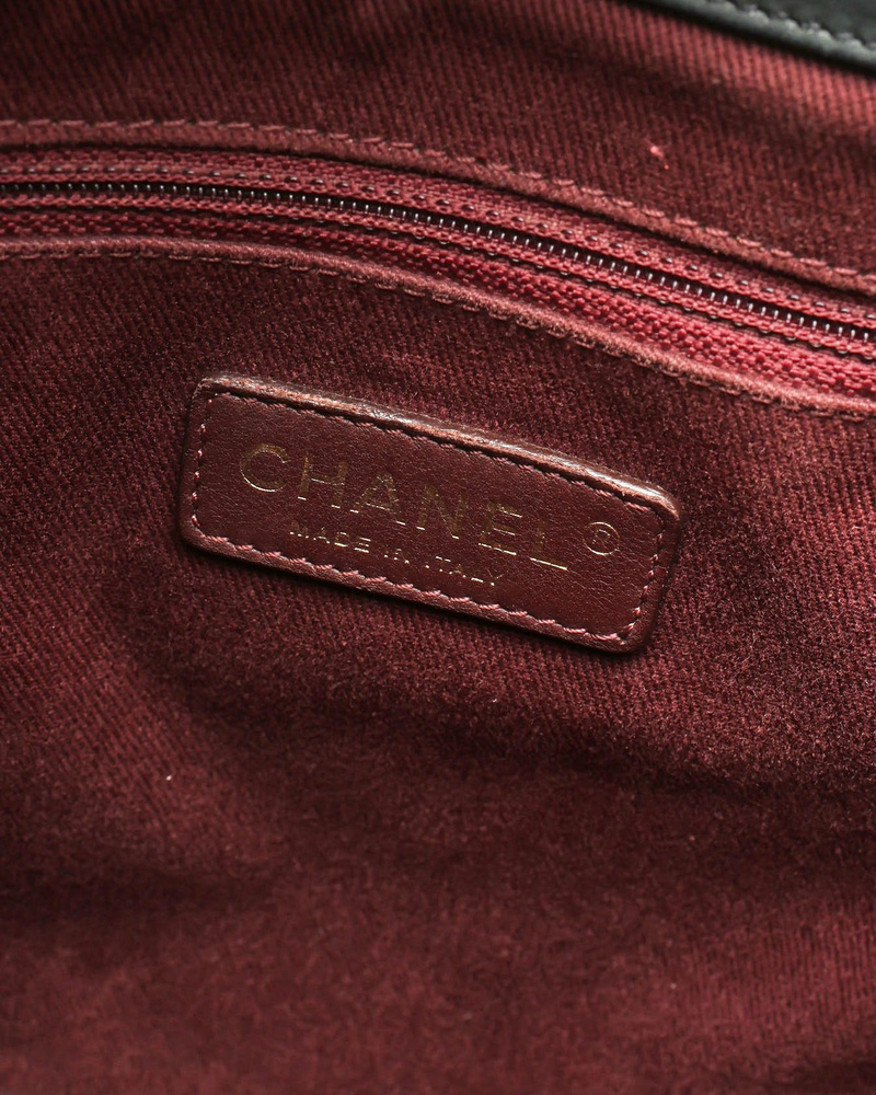 Chanel Chevron V-Stitch Chain Tote Bag