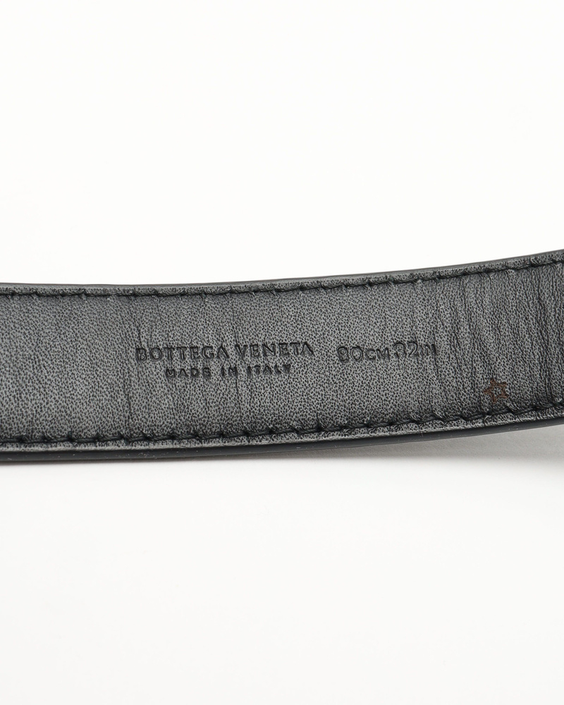 Bottega Veneta Leather Belt, Size 80