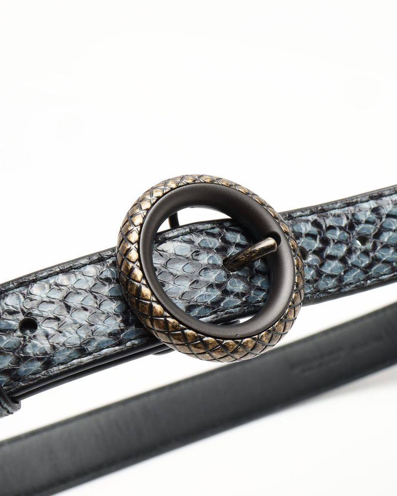 Bottega Veneta Leather Belt, Size 80