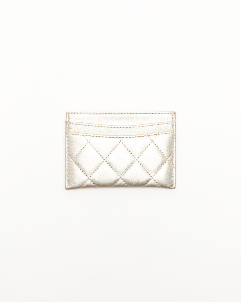 Chanel Coco Mark Matelasse Card Holder