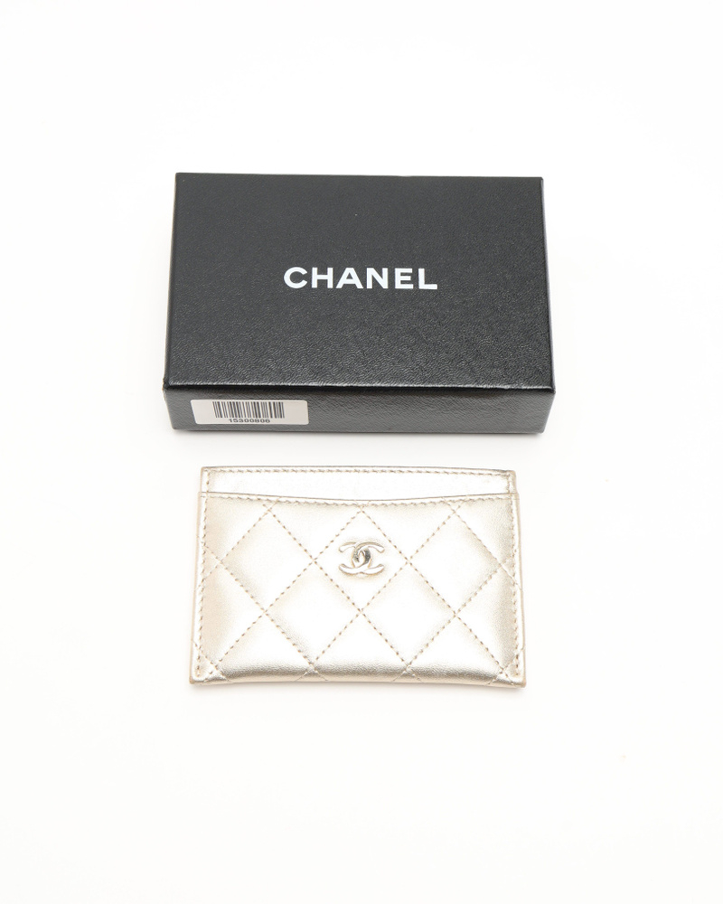 Chanel Coco Mark Matelasse Card Holder