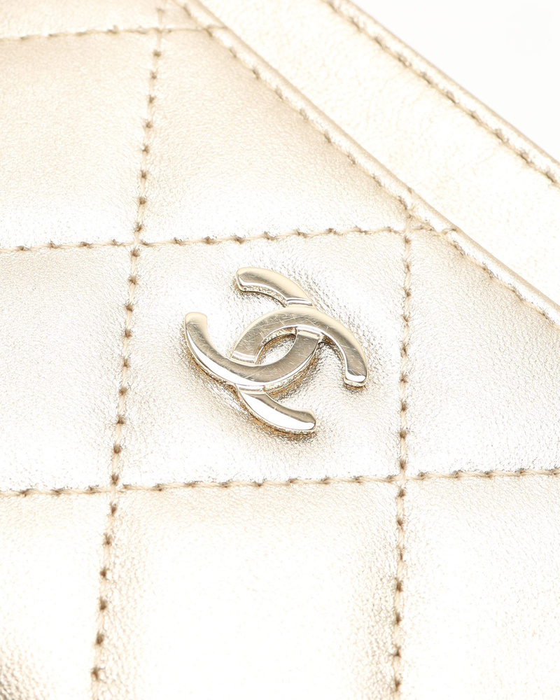 Chanel Coco Mark Matelasse Card Holder