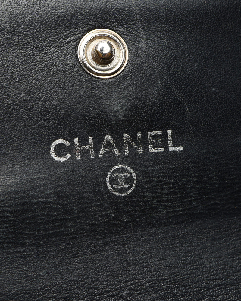 Chanel Patent Leather Flap Card Holder