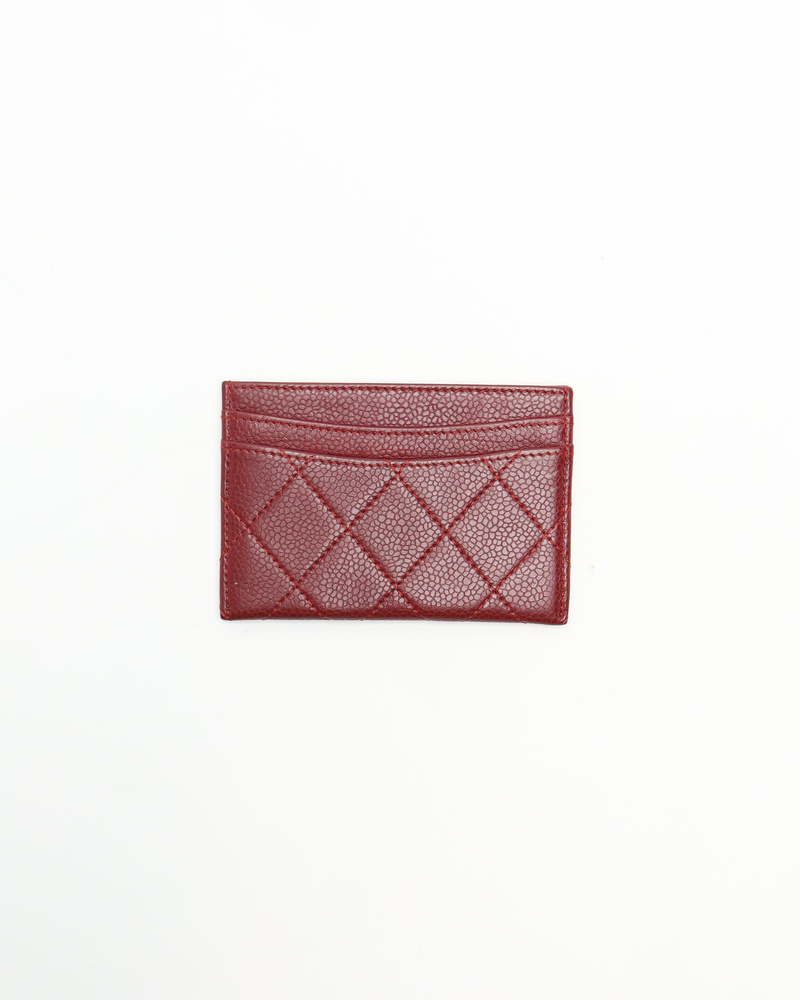 Chanel Coco Mark Matelasse Card Holder