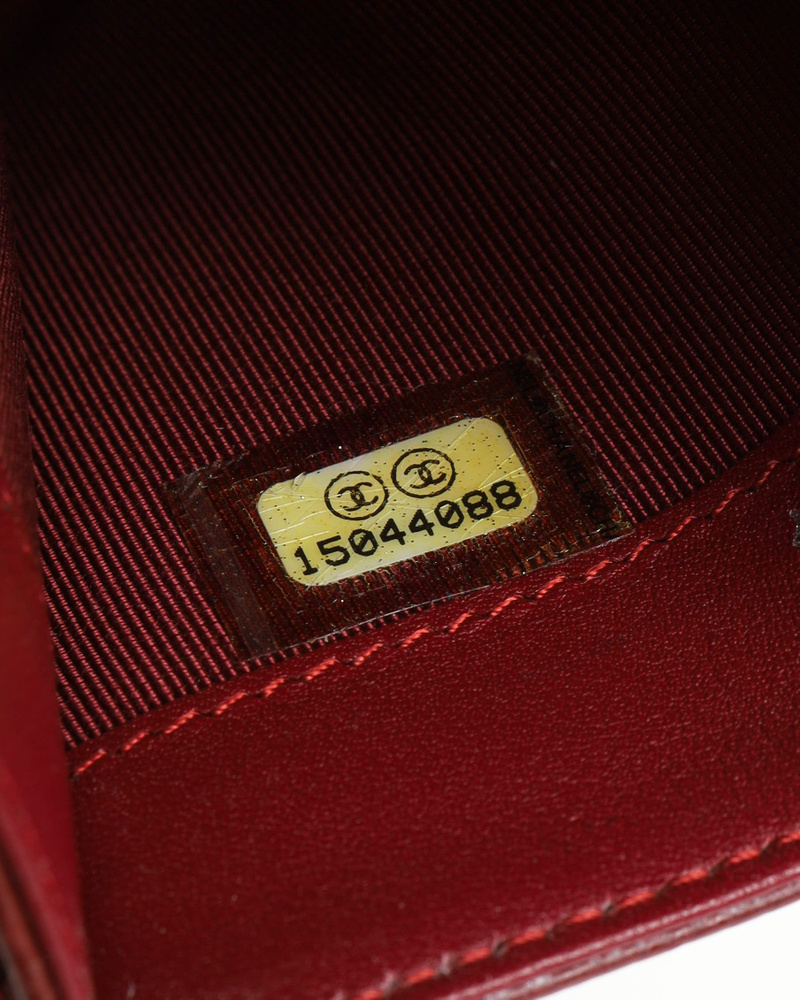 Chanel Coco Mark Matelasse Card Holder