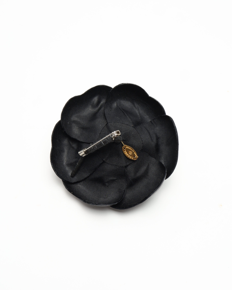 Chanel Camellia Leather Corsages Brooch