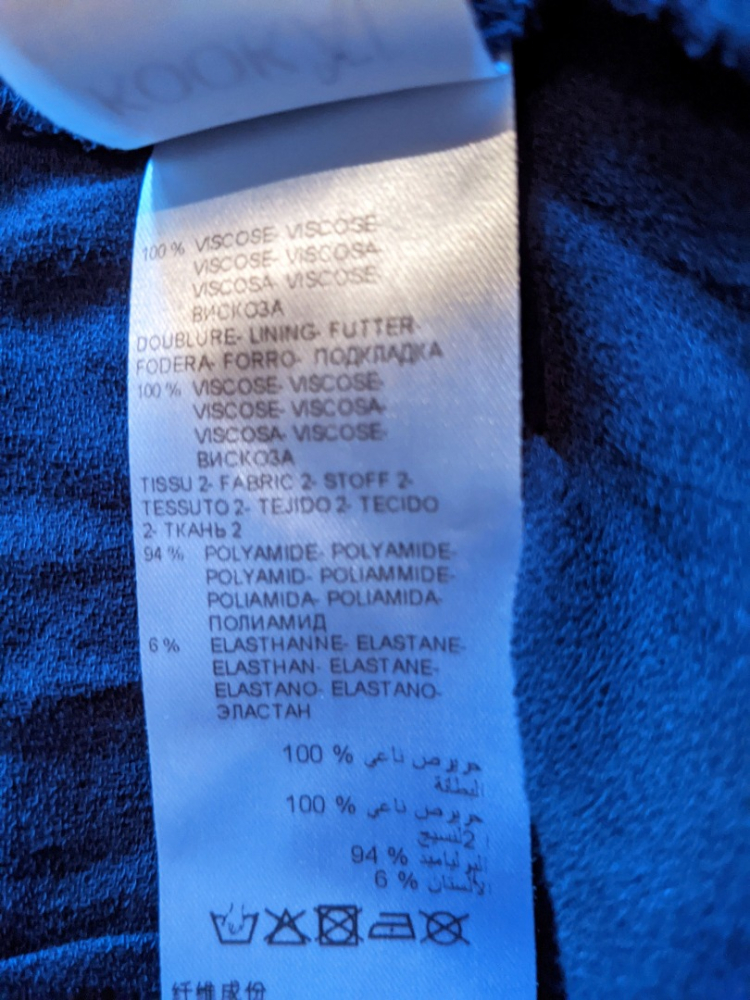 Kookai Navy sequin dress 36