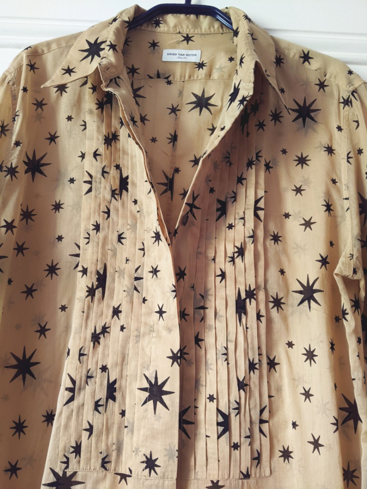 Dries Van Noten Elegante Sternchenbluse 38-40
