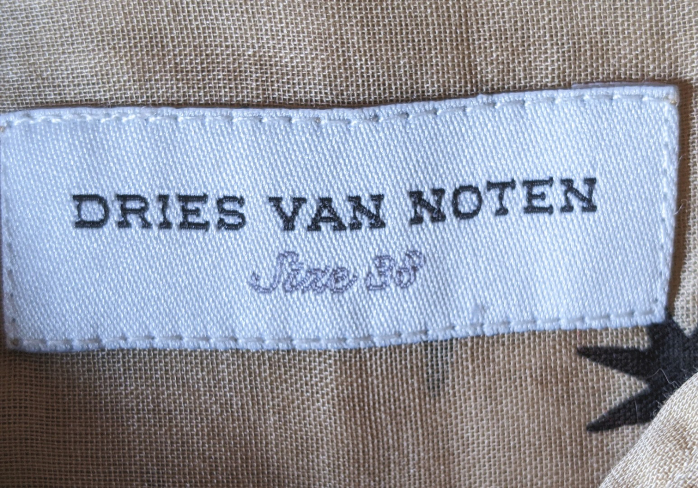 Dries Van Noten Elegante Sternchenbluse 38-40