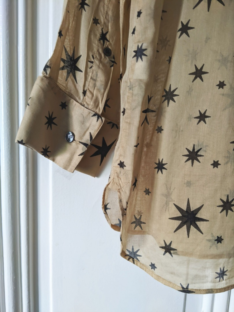 Dries Van Noten Elegante Sternchenbluse 38-40