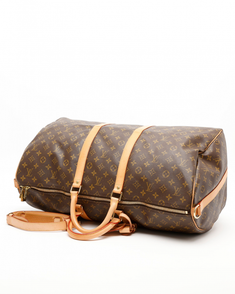 Louis Vuitton Monogram Keepall Bandoulière 55 Weekend Bag