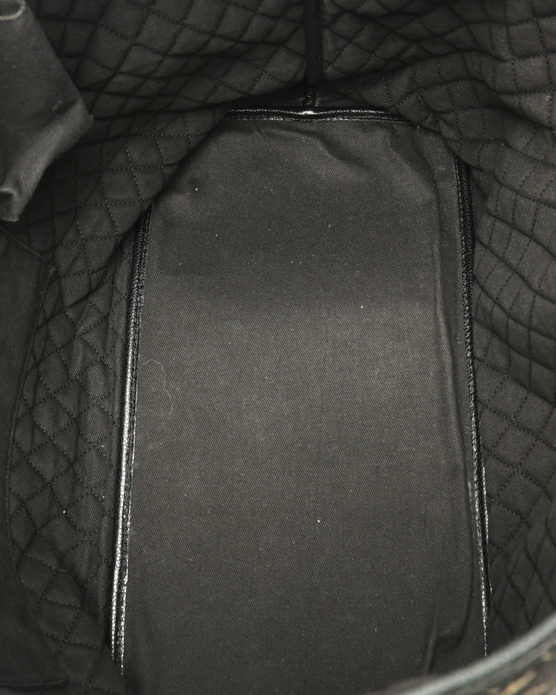 Chanel Coco Optic Large Caviar Travel Tote Bag