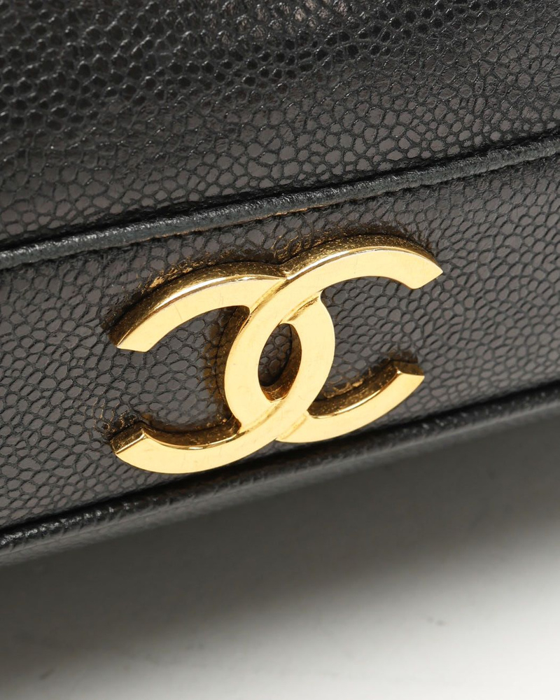 Chanel CC Caviar Bucket Bag