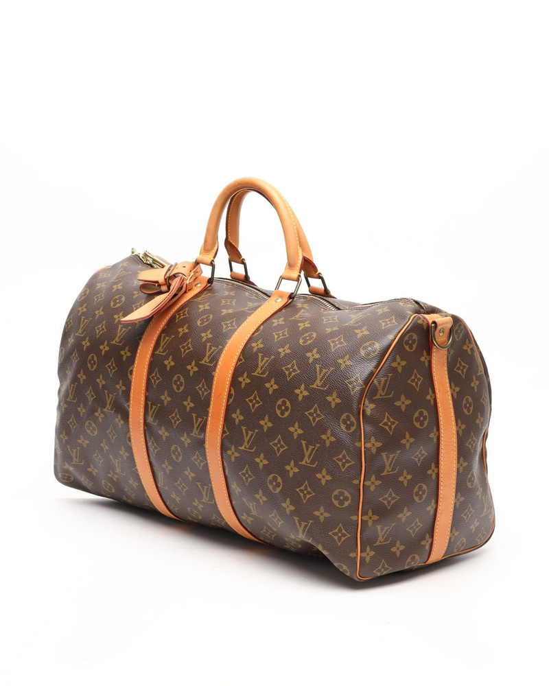 Louis Vuitton Monogram Keepall Bandoulière 50 Weekend Bag