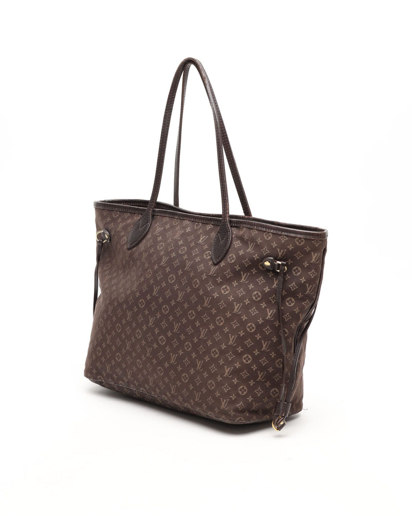 Louis Vuitton Neverfull Idylle Monogram Mini Lin MM Tote Bag