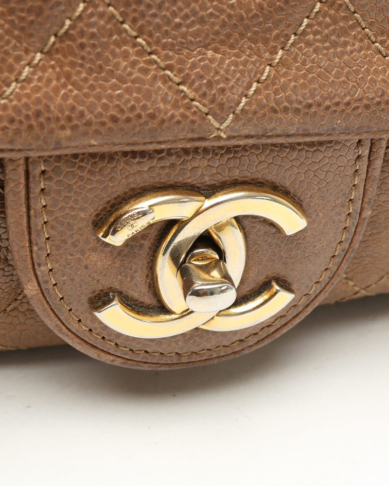 Chanel Jumbo Shiva Caviar Double Flap Bag