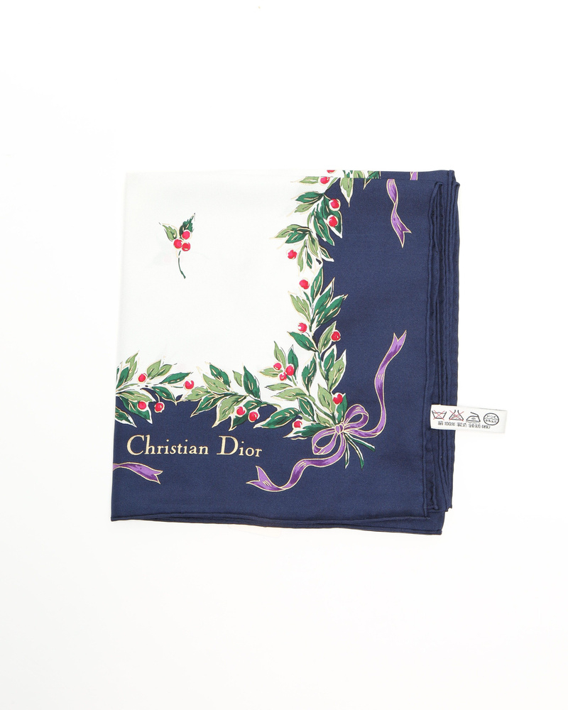 Christian Dior 90 Silk Scarf