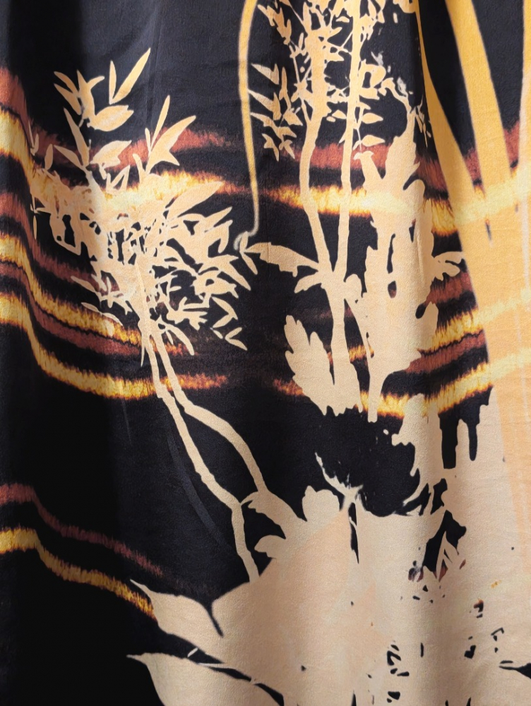 Marc Cain Robe soyeuse au sublime imprimé 34-36