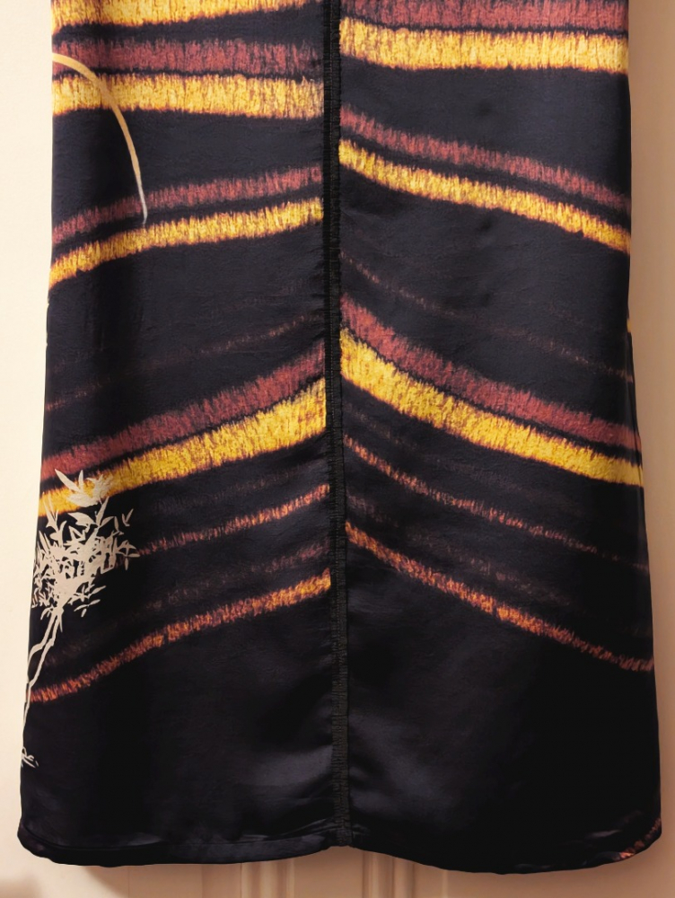 Marc Cain Robe soyeuse au sublime imprimé 34-36