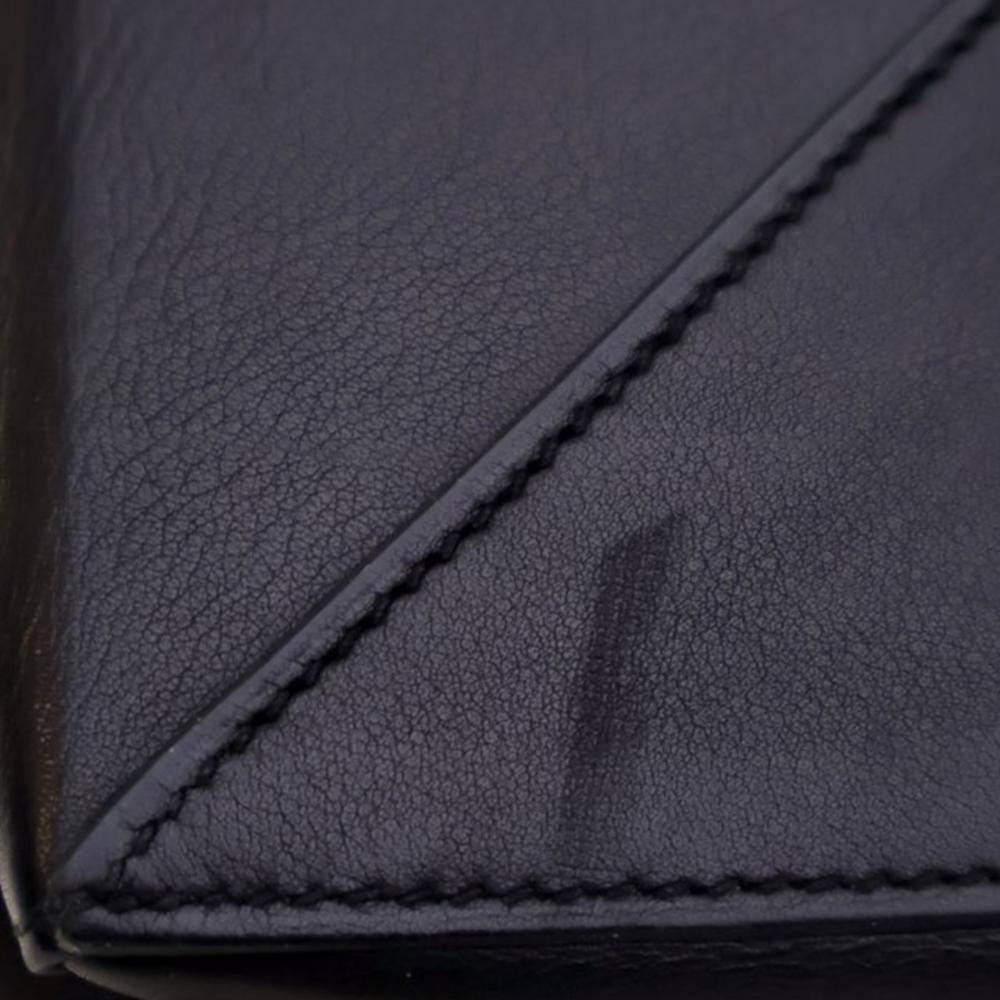 Hermès AB Hermès Black with Orange Calf Leather Evercolor and Swift Licol 17 France