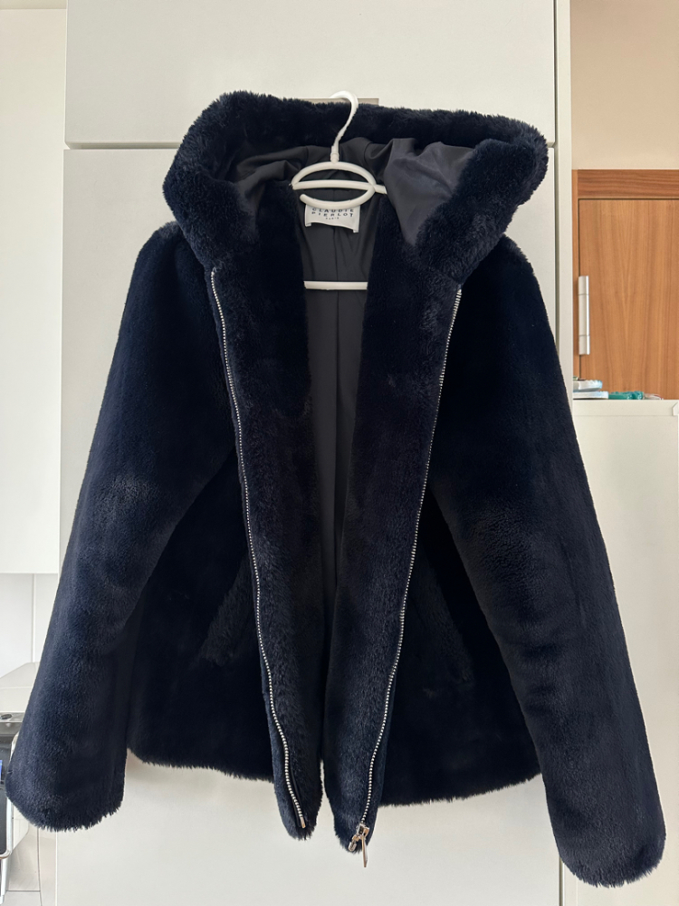 Claudie Pierlot Manteau court bleu marine