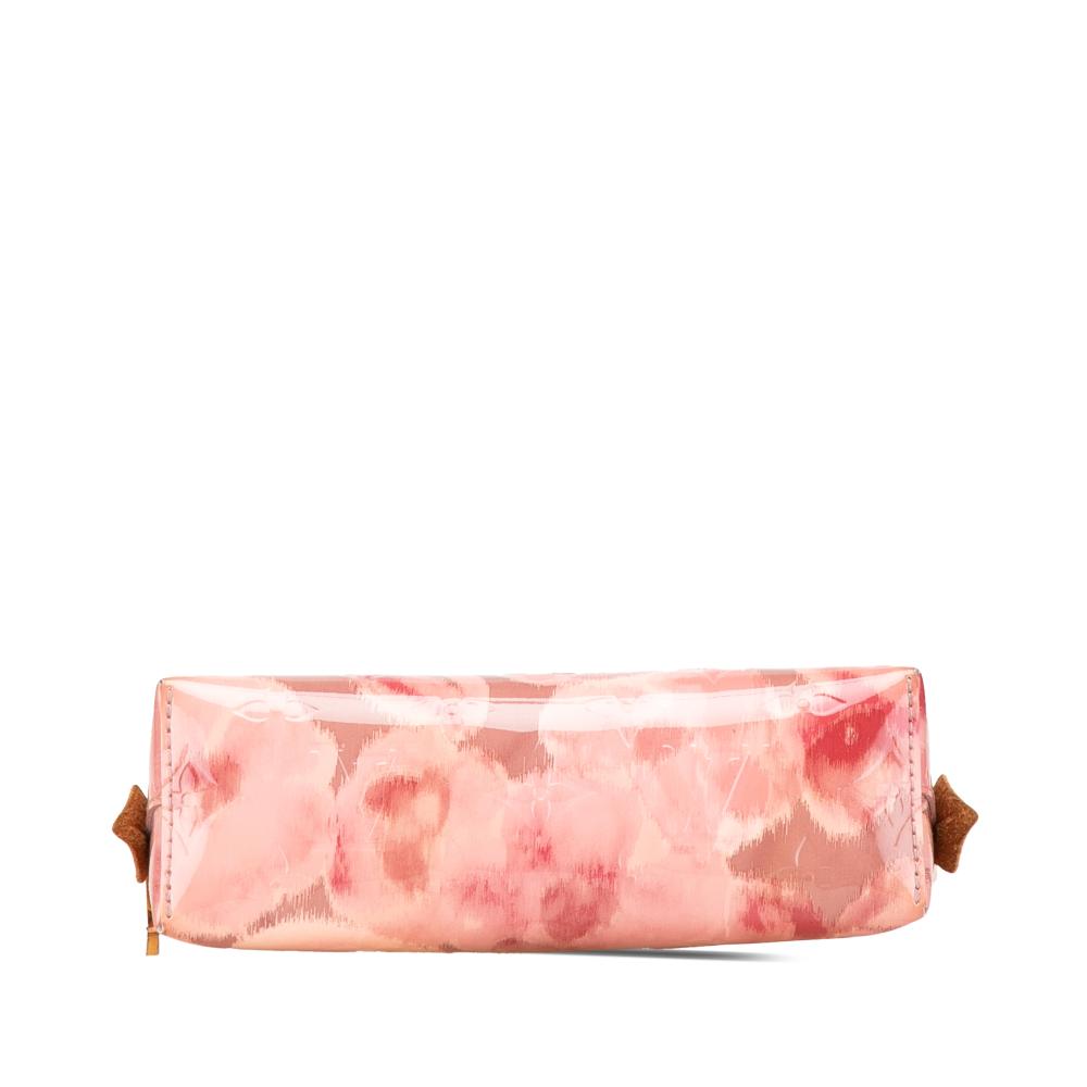 Louis Vuitton B Louis Vuitton Pink Vernis Leather Leather Monogram Vernis Ikat Cosmetic Pouch Spain