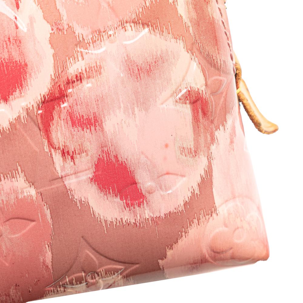 Louis Vuitton B Louis Vuitton Pink Vernis Leather Leather Monogram Vernis Ikat Cosmetic Pouch Spain