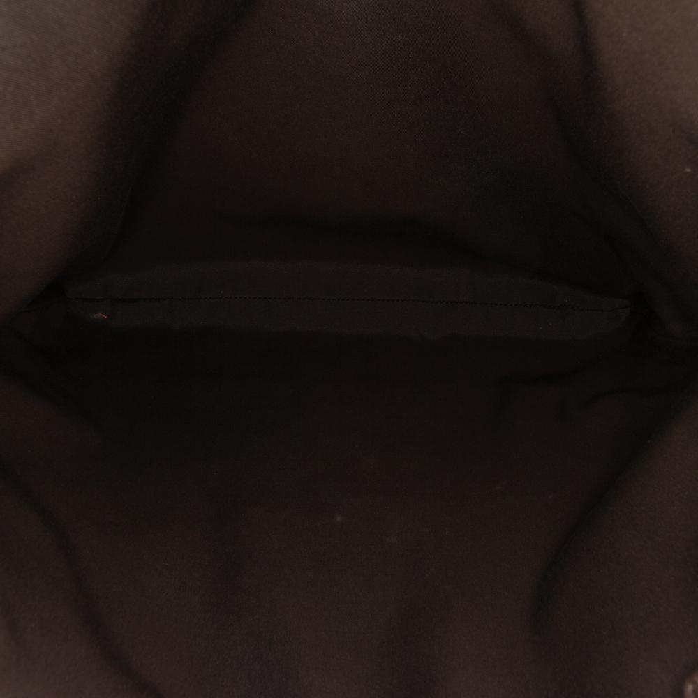 Gucci B Gucci Brown Dark Brown Calf Leather Guccissima Tote Italy