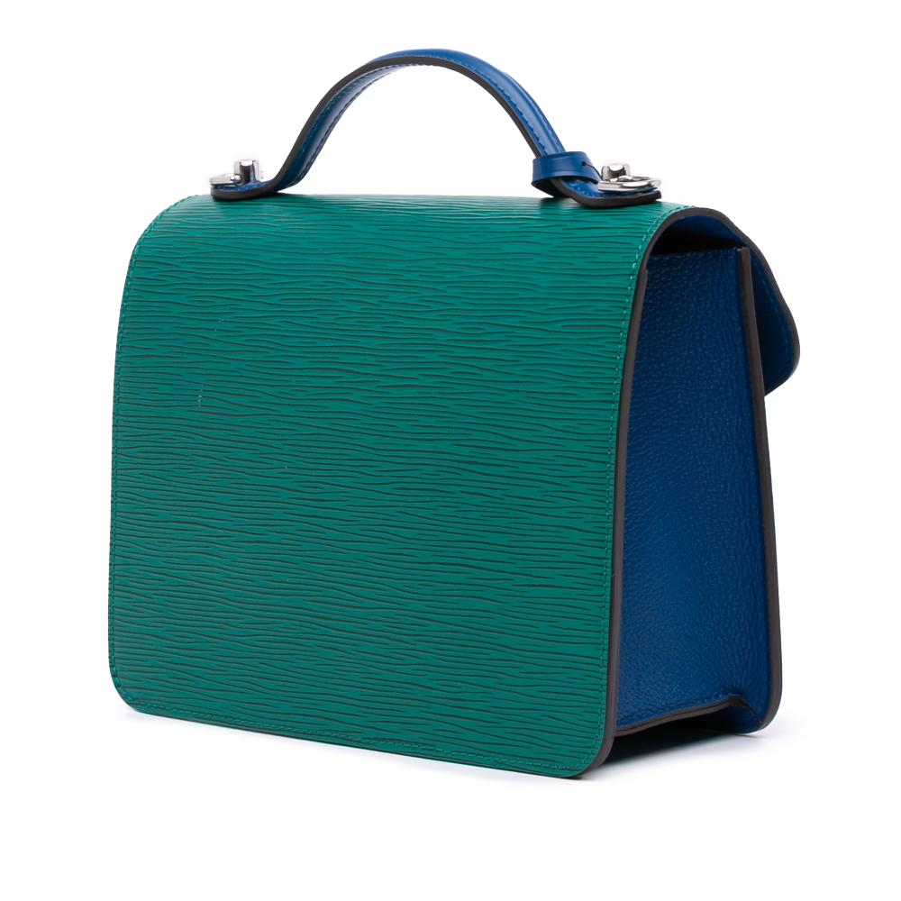 Louis Vuitton AB Louis Vuitton Blue Navy with Red Epi Leather Leather Tricolor Epi Neo Monceau France