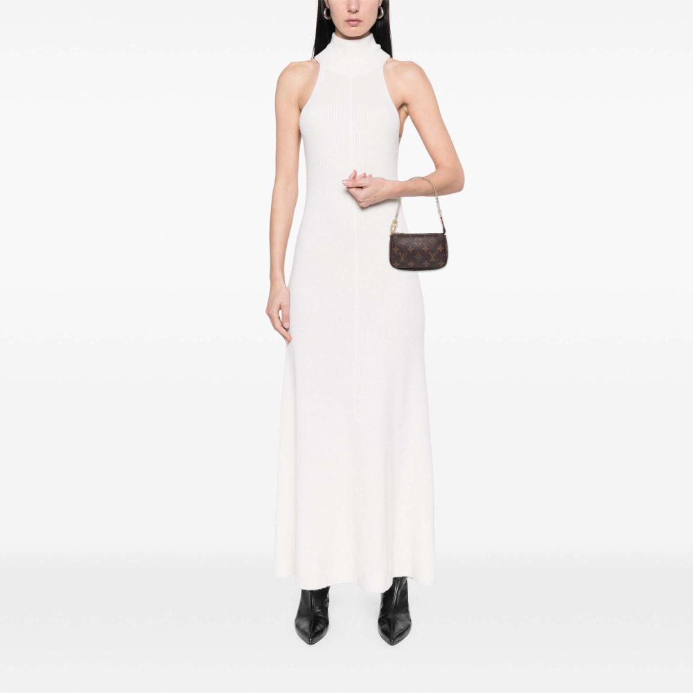 Louis Vuitton B Louis Vuitton Brown Monogram Canvas Fabric Monogram Mini Pochette Accessoires Spain