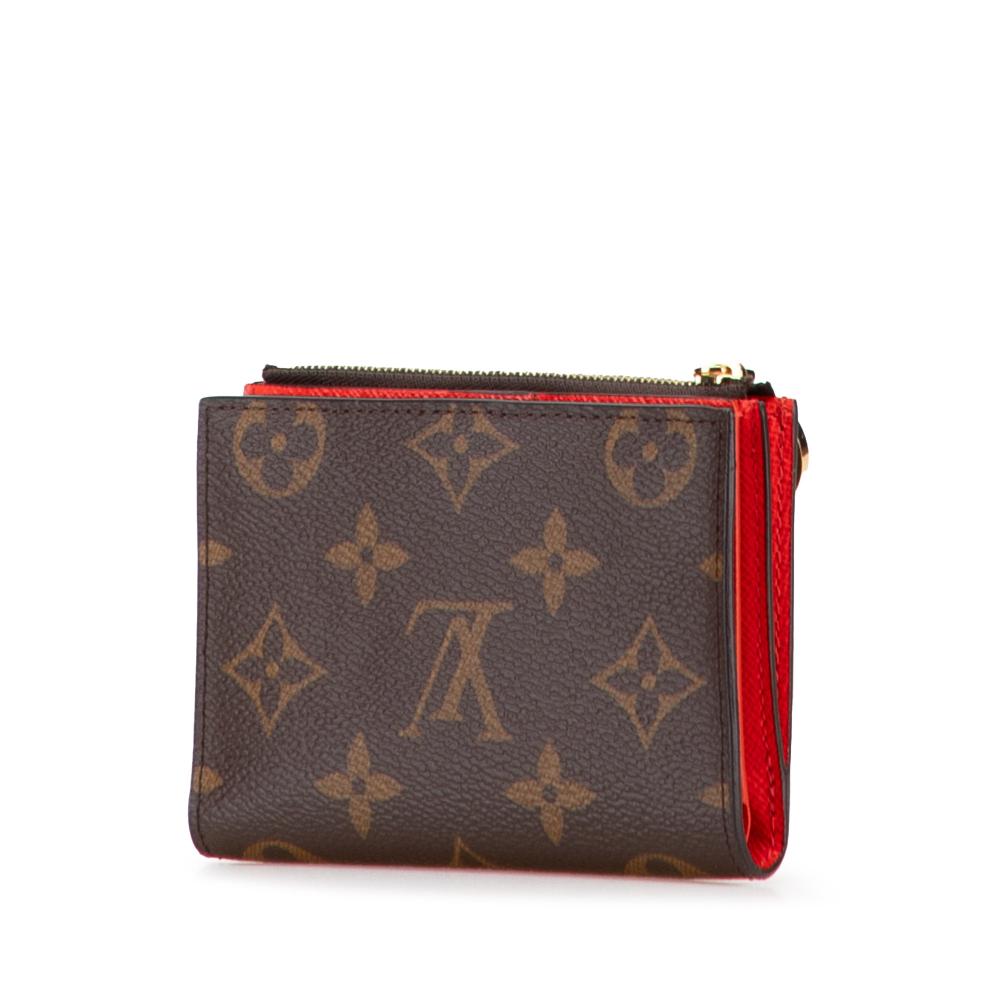 Louis Vuitton AB Louis Vuitton Brown Monogram Canvas Canvas Monogram Lisa Small Wallet France