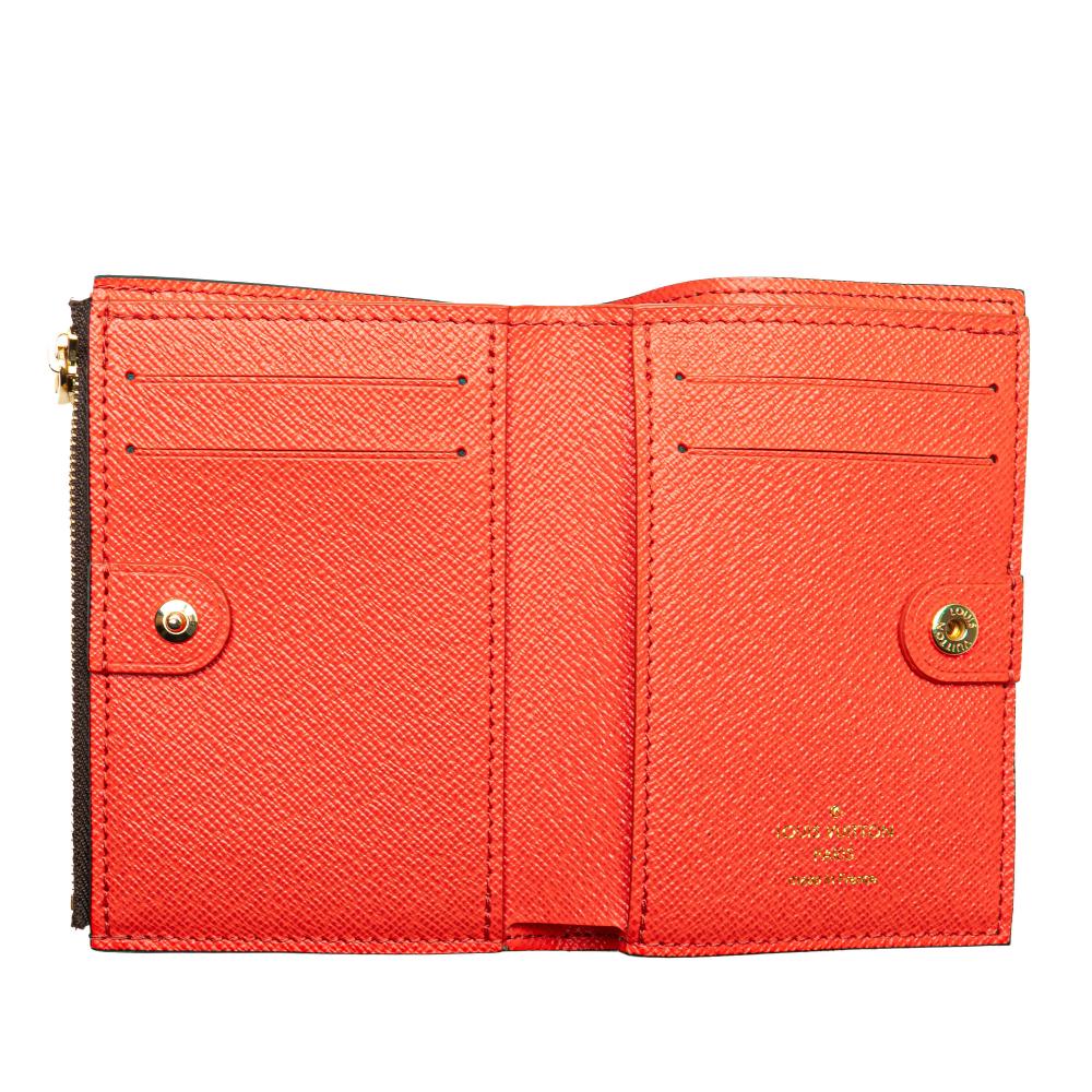 Louis Vuitton AB Louis Vuitton Brown Monogram Canvas Canvas Monogram Lisa Small Wallet France