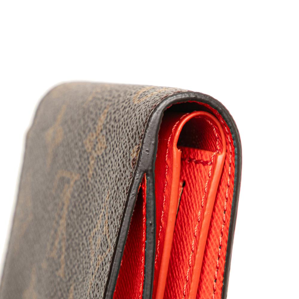 Louis Vuitton AB Louis Vuitton Brown Monogram Canvas Canvas Monogram Lisa Small Wallet France