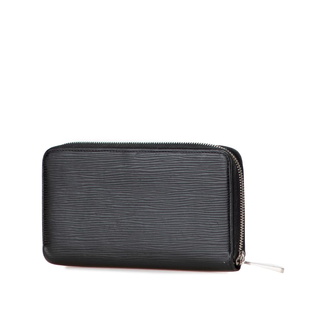 Louis Vuitton B Louis Vuitton Black Epi Leather Leather Epi Zippy Long Wallet Spain