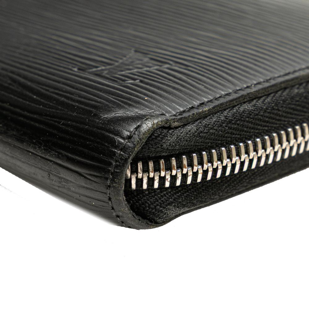 Louis Vuitton B Louis Vuitton Black Epi Leather Leather Epi Zippy Long Wallet Spain
