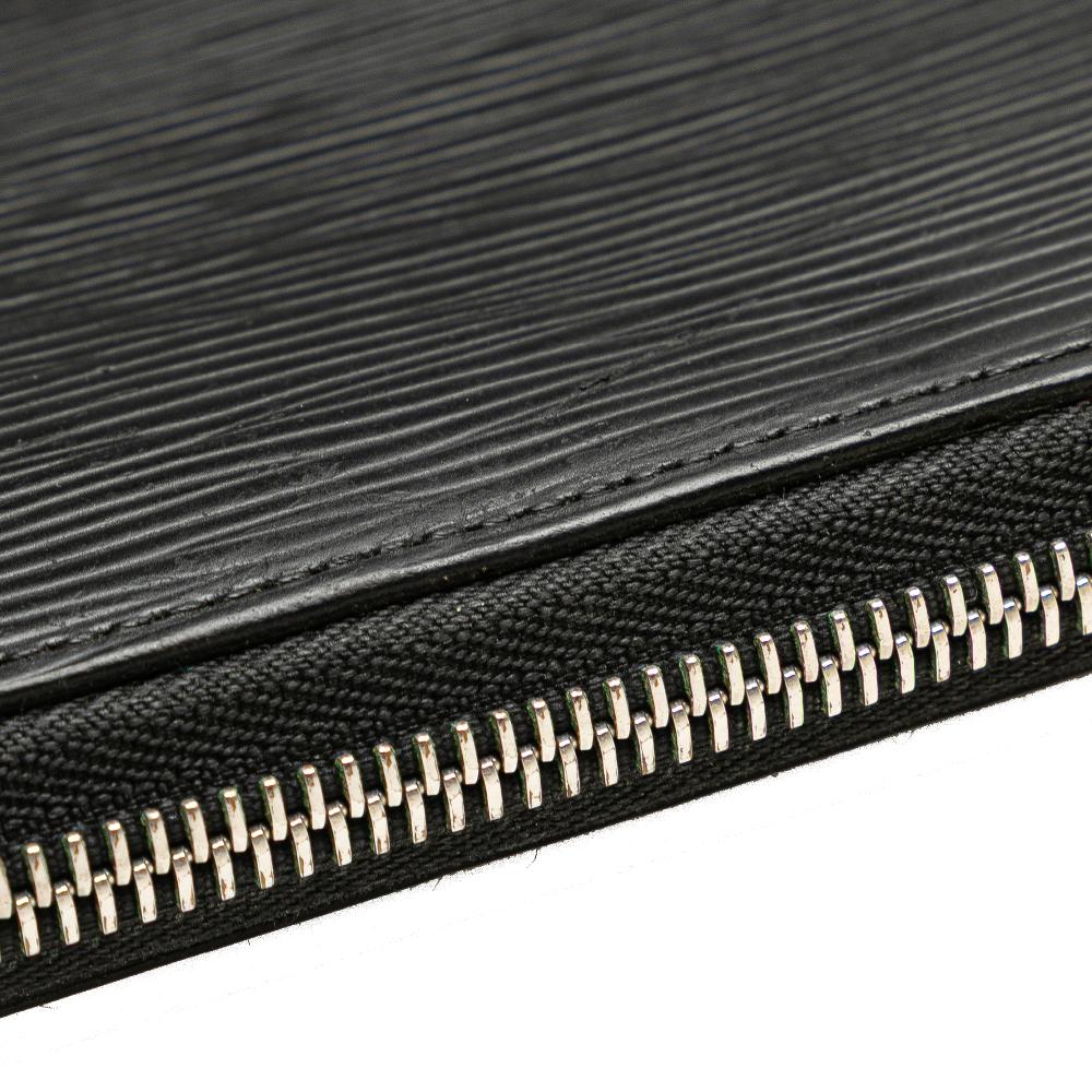 Louis Vuitton B Louis Vuitton Black Epi Leather Leather Epi Zippy Long Wallet Spain