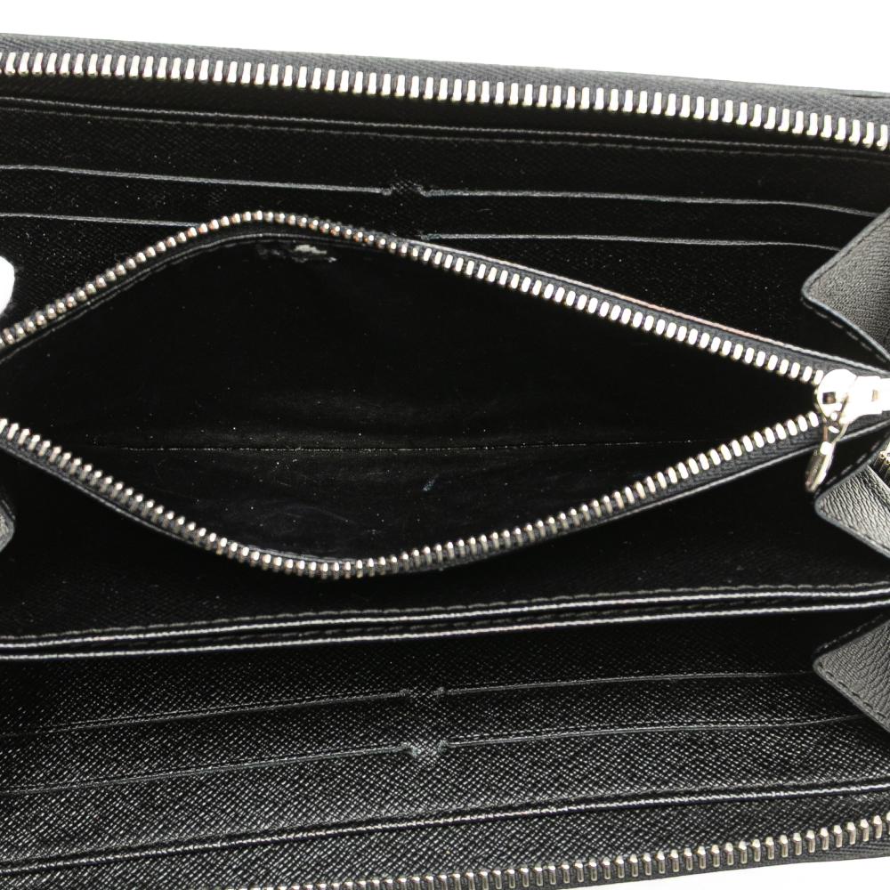 Louis Vuitton B Louis Vuitton Black Epi Leather Leather Epi Zippy Long Wallet Spain