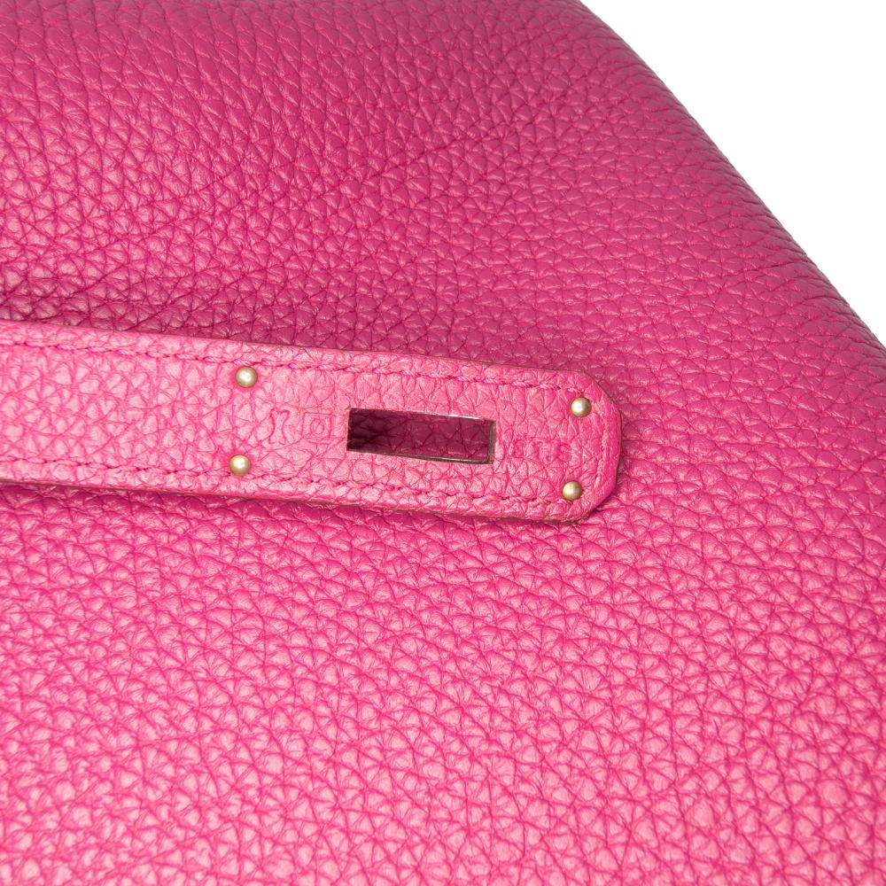 Hermès AB Hermès Purple Magenta Calf Leather Togo Kelly II Retourne 32 France