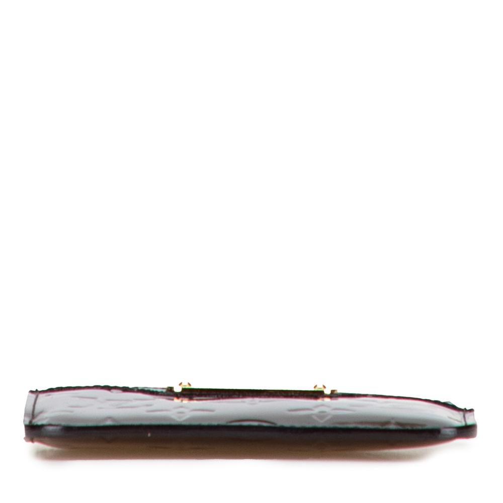 Louis Vuitton B Louis Vuitton Purple Vernis Leather Leather Monogram Vernis Key Pouch France