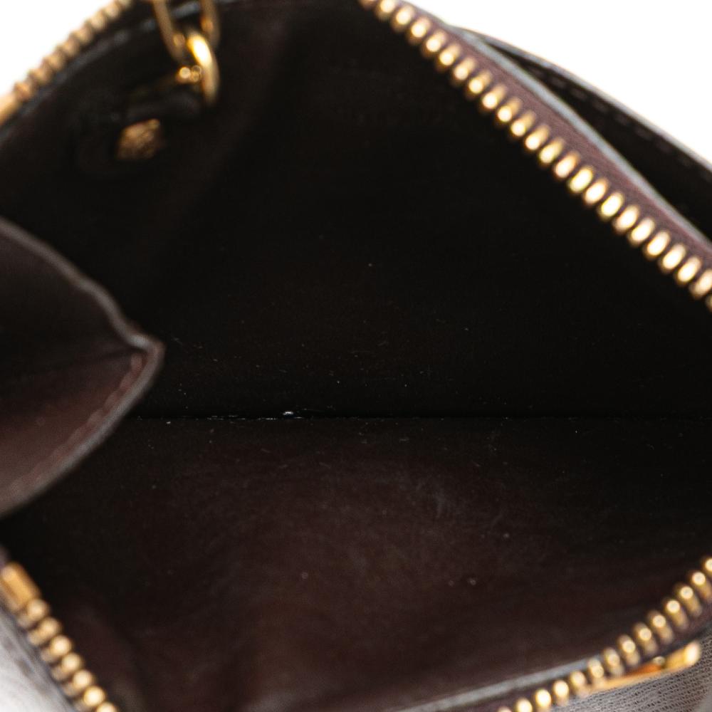 Louis Vuitton B Louis Vuitton Purple Vernis Leather Leather Monogram Vernis Key Pouch France