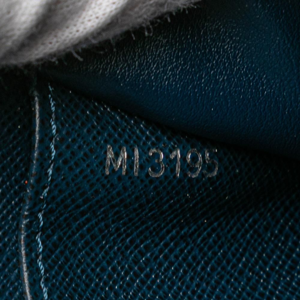 Louis Vuitton B Louis Vuitton Blue Navy Taiga Leather Leather Taiga Atoll Organizer France