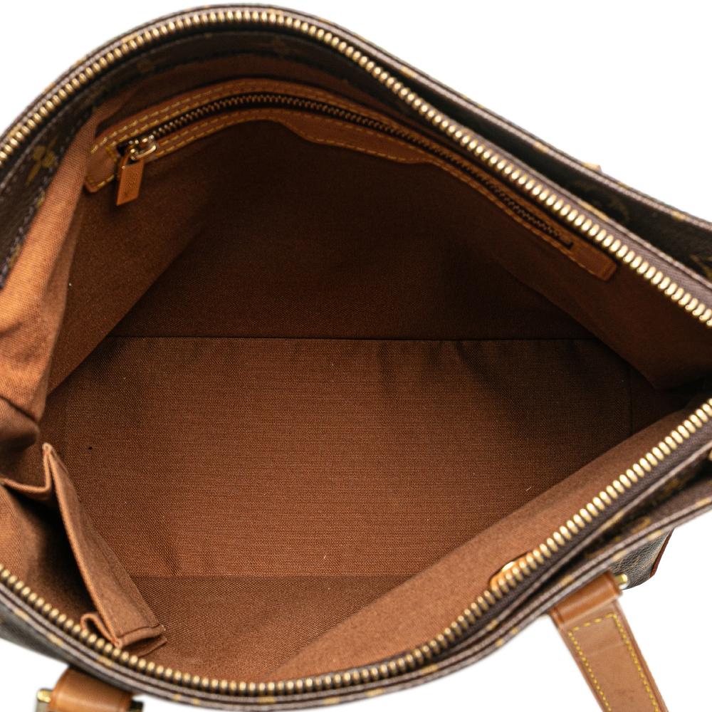 Louis Vuitton B Louis Vuitton Brown Monogram Canvas Fabric Monogram Cabas Piano France