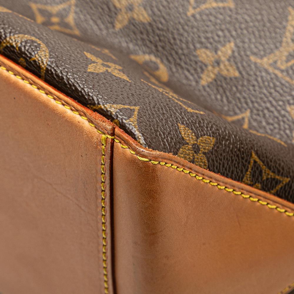Louis Vuitton B Louis Vuitton Brown Monogram Canvas Fabric Monogram Cabas Piano France