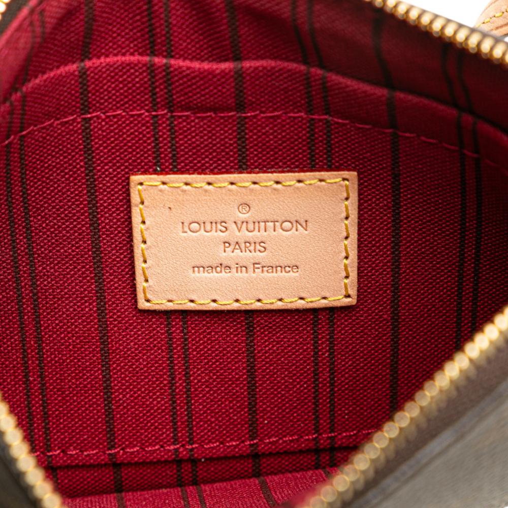 Louis Vuitton AB Louis Vuitton Brown Monogram Canvas Fabric Monogram Neverfull Pouch France