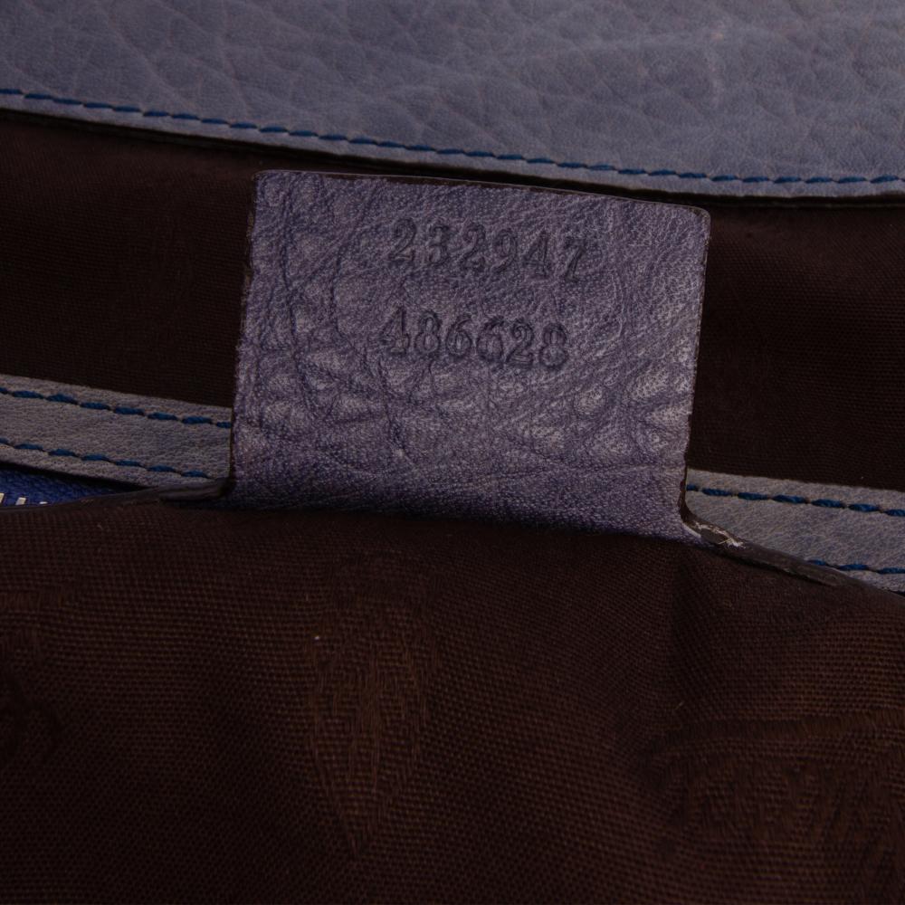 Gucci B Gucci Brown Beige Canvas Fabric GG Bamboo Libeccio Tote Italy