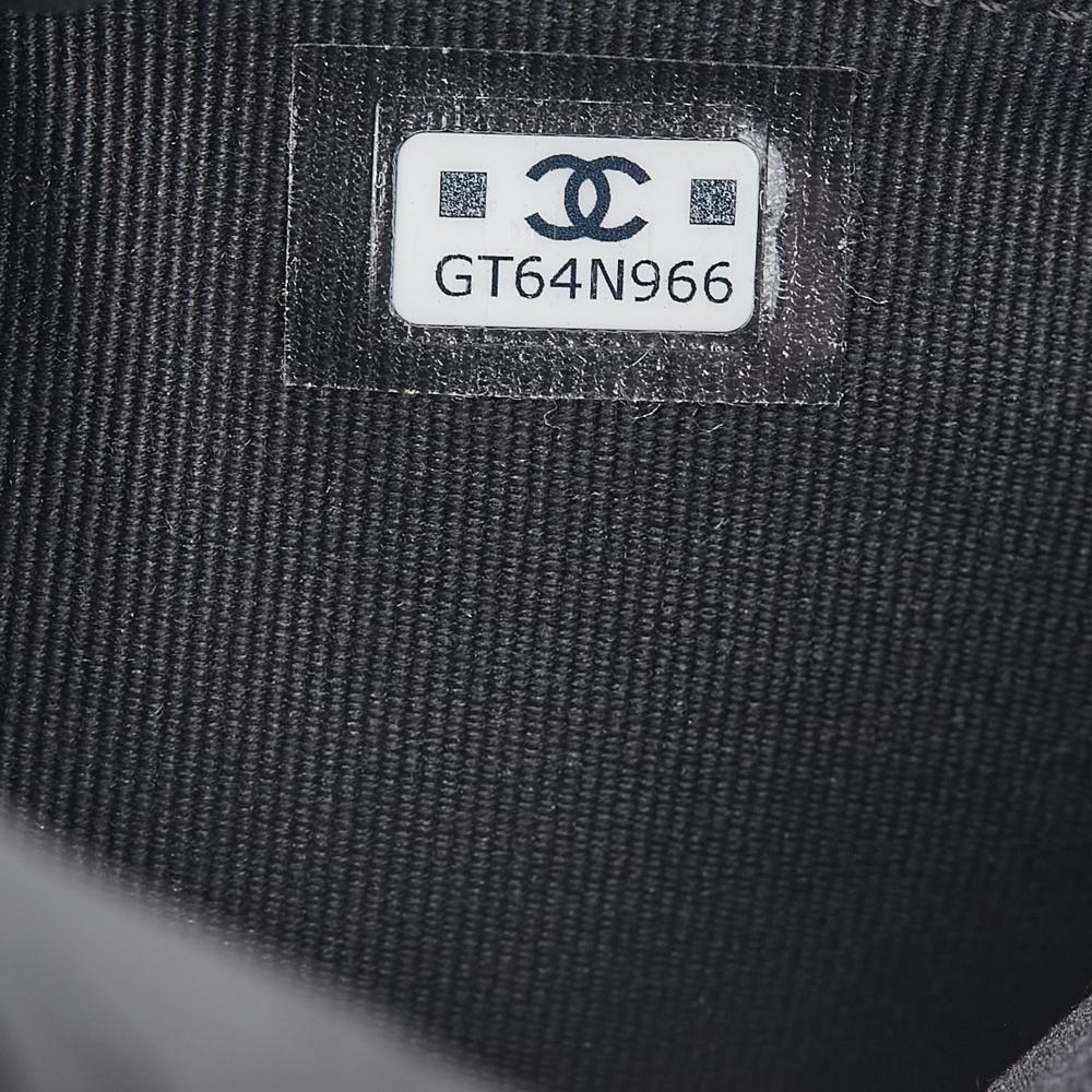 Chanel AB Chanel Black Lambskin Leather Leather CC Quilted Lambskin Compact Bifold Wallet Spain